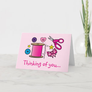 Happy Mother's Day Sewing Card