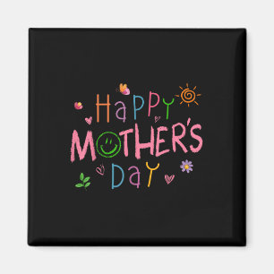 Happy Mothers Day Shirt For Toddler Baby Kids Sayi Magnet