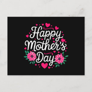 Happy Mother's Day Shirt Women Mum Grandma Mothers Holiday Postcard