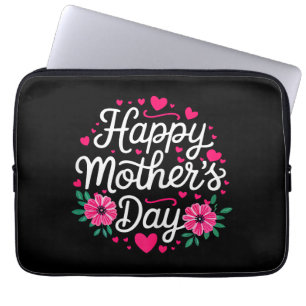 Happy Mother's Day Shirt Women Mum Grandma Mothers Laptop Sleeve