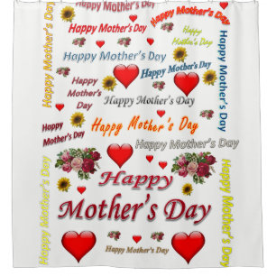 Happy Mother's Day Shower Curtain