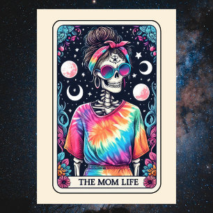 Happy Mother's Day Skeleton Mom Life Tarot Card