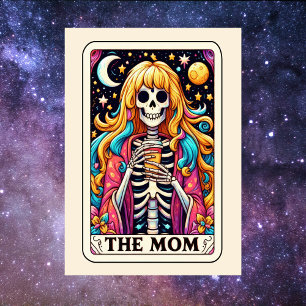 Happy Mother's Day Skeleton The Mum Tarot Card