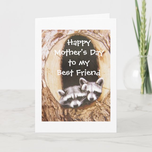 **HAPPY MOTHERS' DAY**so HAPPY YOU ARE MY FRIEND Card (Front)