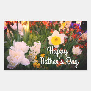 Happy Mother's Day Spring Flowers #1-1 Stickers