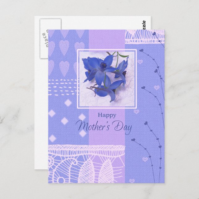 Happy Mother's Day. Spring Flowers Postcard (Front/Back)