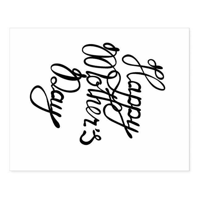 Happy Mother's day stamp (Imprint)