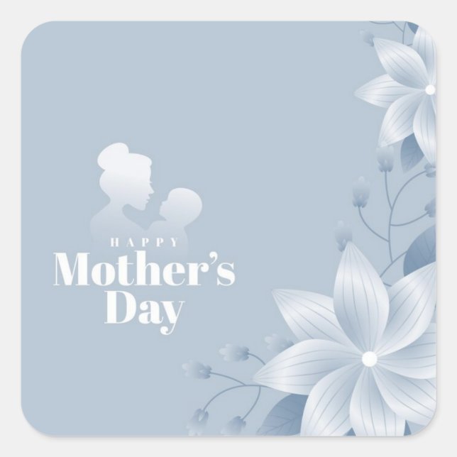 Happy Mothers Day Sticker (Front)