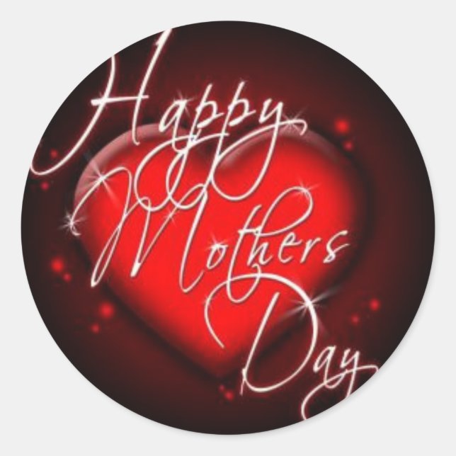 Happy Mothers Day Sticker (Front)