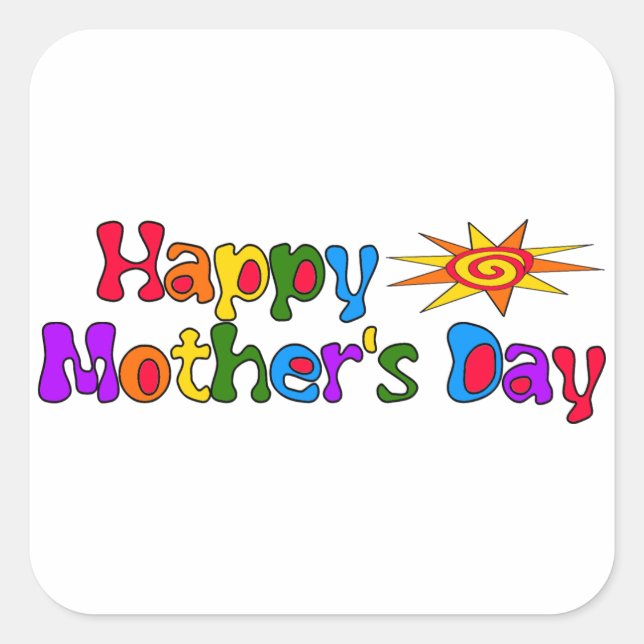 Happy Mother's Day Sticker (Front)