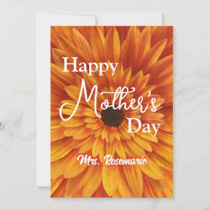 HAPPY MOTHER'S DAY SUNFLOWER INVITATION