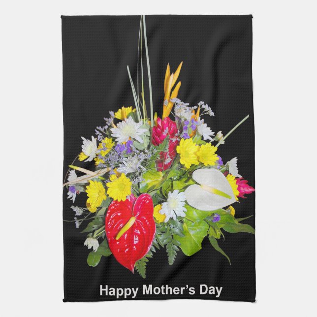 Happy Mothers Day Tea Towel (Vertical)
