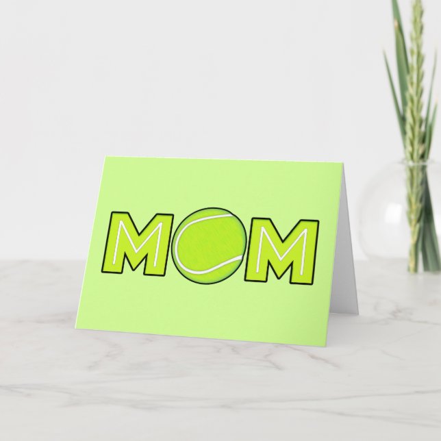 Happy Mother's Day Tennis Mum Card (Front)