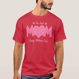 Happy Mothers day the best mum retro T-Shirt
