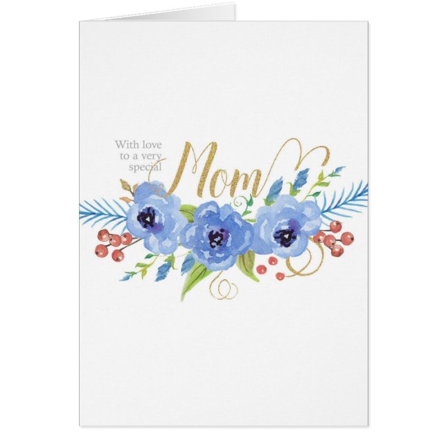 Happy Mother's Day to a very special Mum flowers (Front)