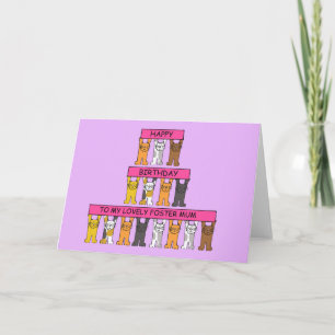 Happy Mother's Day to Foster Mum Cats Card