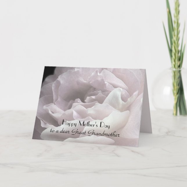 Happy Mother's Day to Great Grandmother Card (Front)