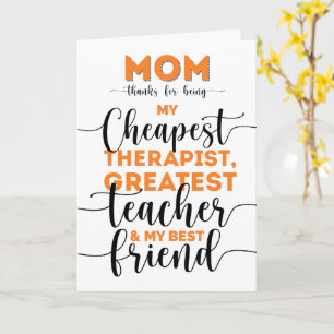 Happy Mother's Day to my best friend Card