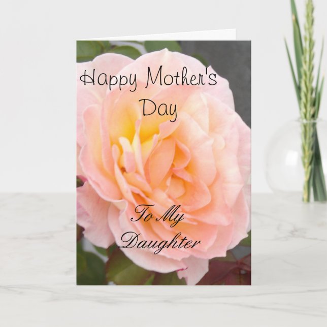 Happy Mother's Day to my Daughter Card (Front)