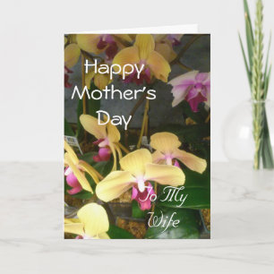 Happy Mother's Day to my Wife Card