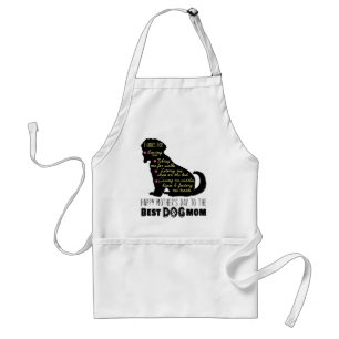 Happy Mother's Day To The Best Dog Mom Standard Apron