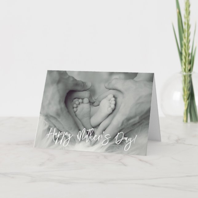 Happy Mother's Day to the Best Mum Ever Photo  Holiday Card (Front)