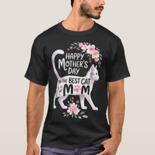 Happy mother's day to the cat mum mothers day catH T-Shirt