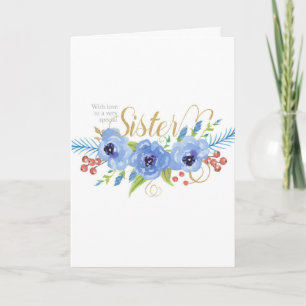 Happy Mother's Day to very special Sister flowers Card