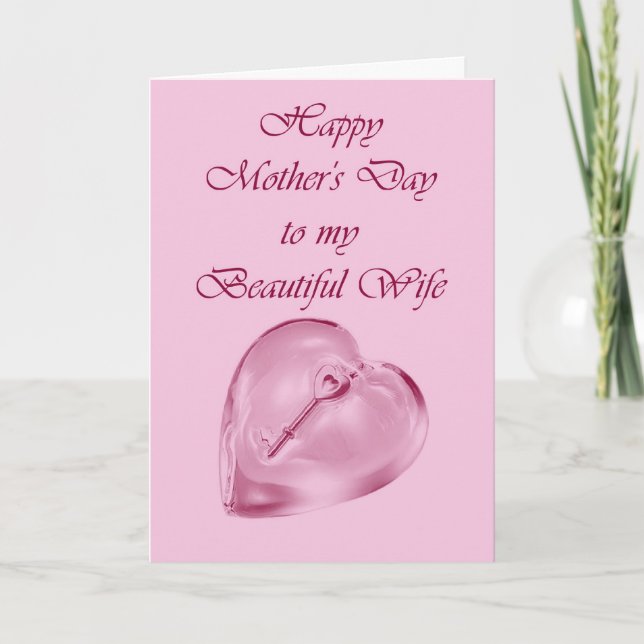 Happy Mother's Day to Wife from Husband Card (Front)