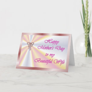 Happy Mother's Day to Wife from Husband Card