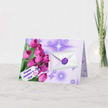 Happy Mother's Day Tulips Card