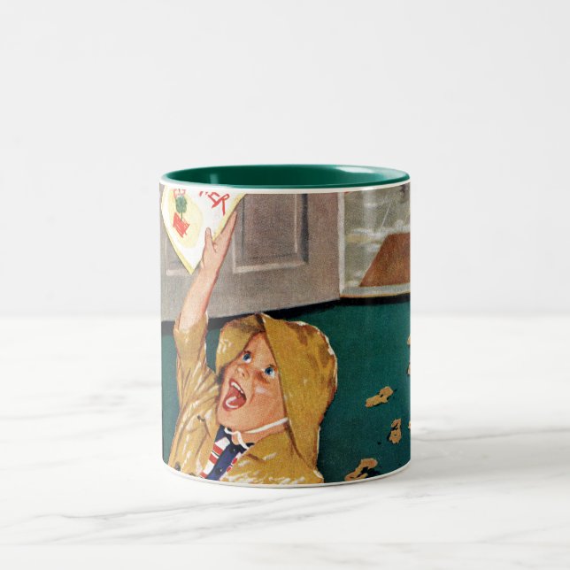 Happy Mother's Day Two-Tone Coffee Mug (Center)