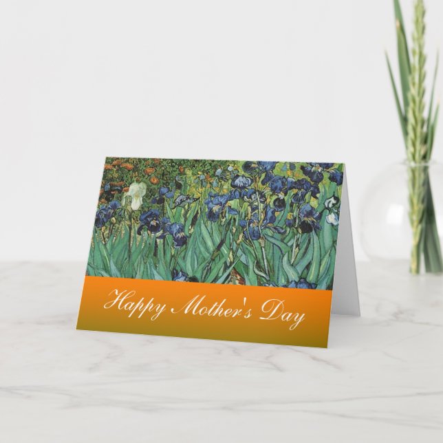 Happy Mother's Day, Van Gogh, Irises Card (Front)