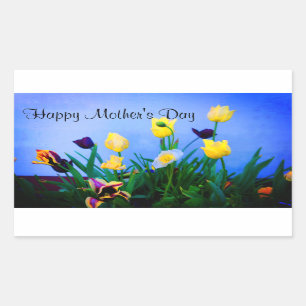 Happy Mother's Day Various Tulips #2 Stickers