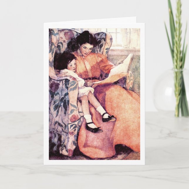 Happy Mother's Day. Vintage Art Custom Card (Front)