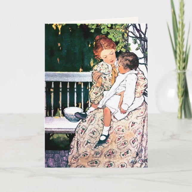 Happy Mother's Day Vintage Art Custom Card (Front)