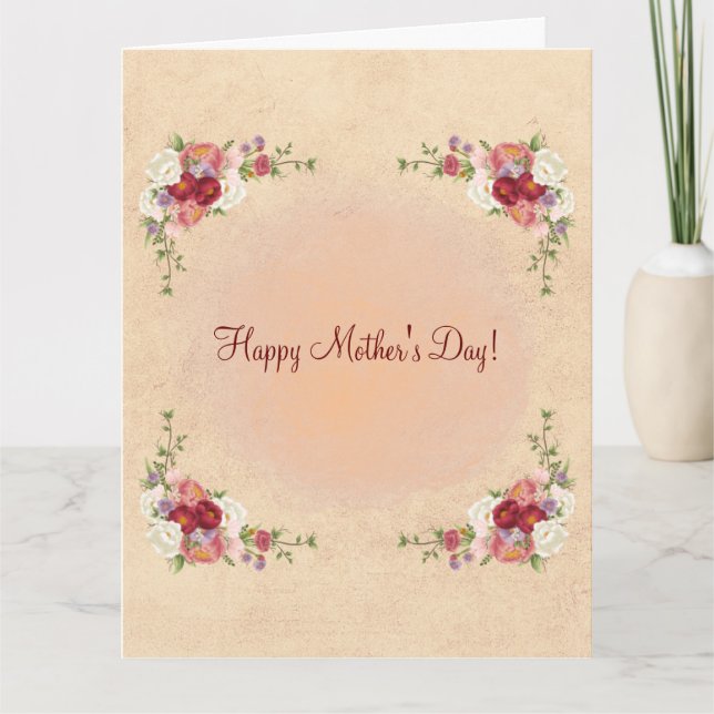 HAPPY MOTHER'S DAY(VINTAGE) CARD (Front)