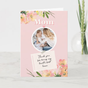 Happy Mothers Day Vintage Son Love You Mum Card