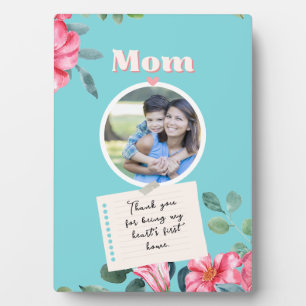 Happy Mothers Day Vintage Son Love You Mum Plaque