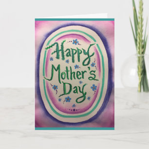 Happy Mother's Day Watercolor II Thank You Card