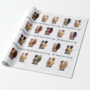 Happy Mother's Day Watercolor Mum Wrapping Paper