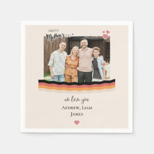 Happy mother's day we love you napkin