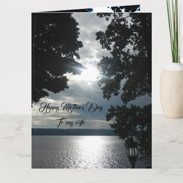 HAPPY MOTHERS DAY WIFE card (Front)