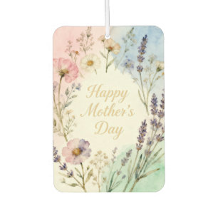 Happy Mother's Day Wildflowers Car Air Freshener