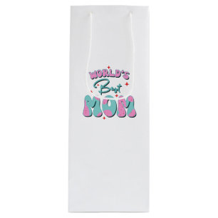 Happy Mothers Day Wine Gift Bag