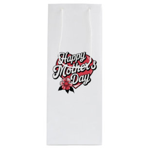 Happy Mothers Day Wine Gift Bag