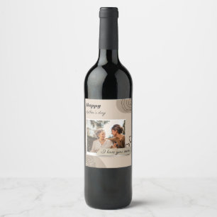 Happy Mother's day  Wine Label