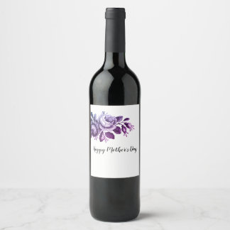 Happy Mother's Day Wine Label