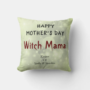 Happy Mother's Day Witch Mama design Cushion