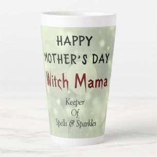 Happy Mother's Day Witch Mama design Latte Mug
